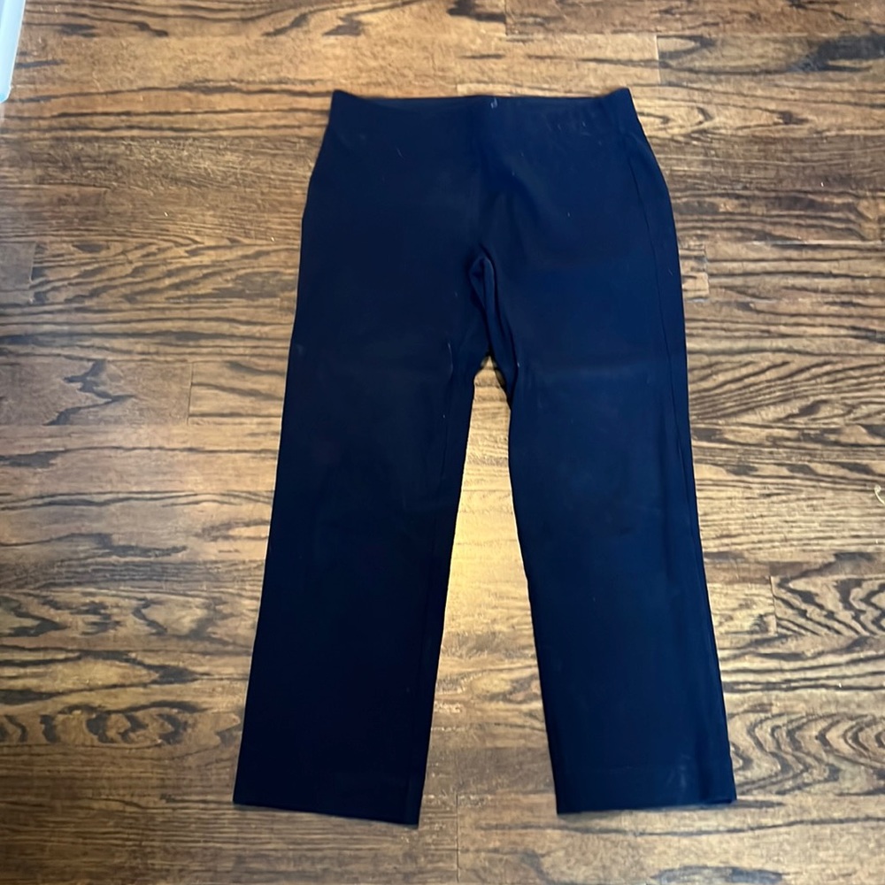 Loft navy crop